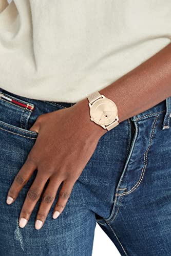 Tommy-Hilfiger-Light-Carnation-Gold-Dial-Round-Shaped-Casual-Women-WatchTH1782529W