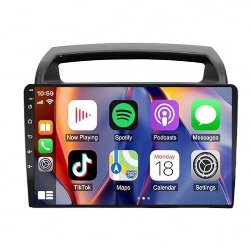 Radio coche 2 DIN con Carplay y pantalla Incell para Honda Elysion 2012-2015