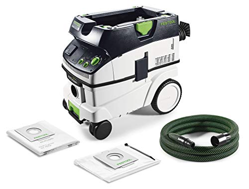 Festool afzuigmobiel CTL 26 E AC CLEANTEC fabrikantr. 574945, 1200 W, zwart/groen.