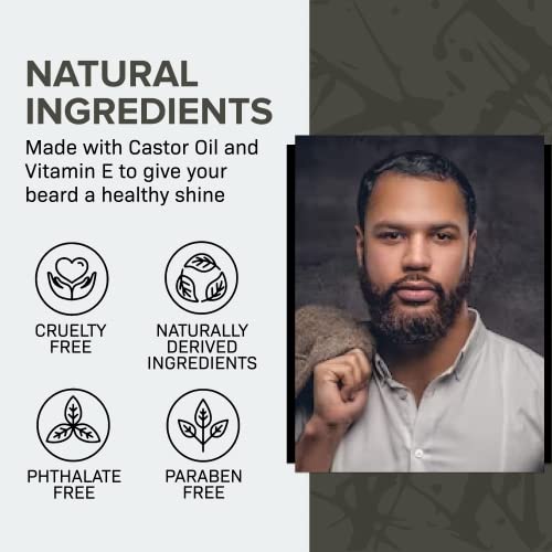 Volt Lock Beard And Mustache Color Sealer, Shine, Hold, Castor Oil & Vitamin E, Vegan, Preservative Free, Men’s Grooming, 1 Oz #TOP1