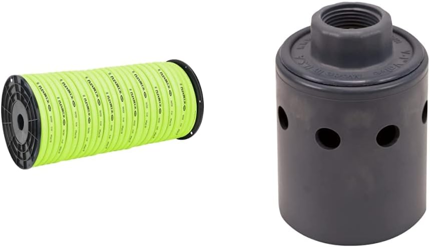 Flexzilla Pro Water Hose, Bulk Plastic Spool, 5/8 in. x 250 ft., Heavy Duty, Lightweight, ZillaGreen - HFZ58250YW | Hudson Valve V Hudson Tank Valve for Livestock - 718H , Black