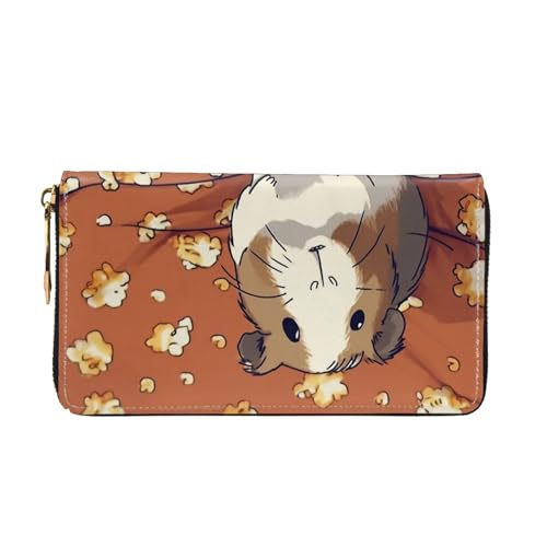 Smiling Women Wallets Leather Zip Around Clutch Purses Waterproof Credit Card Holder With Phone Holder Ladies Travel Coin Purse2