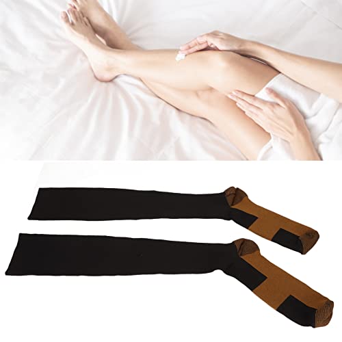 Meia de Compressão para Mulheres e Homens Circulação Corrida Esportes AtléTicos, Meias de Compressão