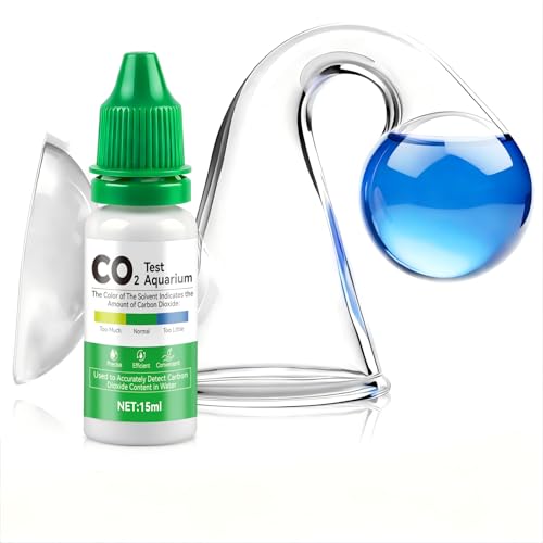 WEILAOK Co2 Dauertest Aquarium, Co2 Anlage Aquarium 15ml Co2 Checker Inkl für Süßwasser-Aquarien, Einfach Montierbar, Präzise & Dauerhaft