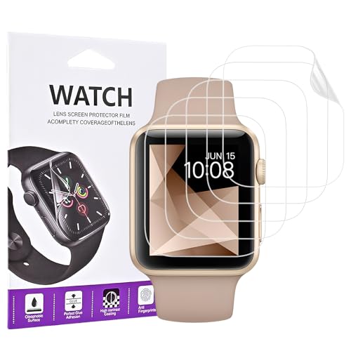 【Seorsok】対応アップルウォッチ保護フィルム Apple Watchフィルム series 7/8/9対応 41mm TPU製 指紋防止 キズ修復機能 高透過率 24時間内気泡自動消え 耐衝撃 5枚入り