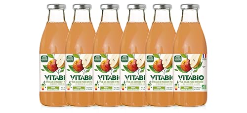 VITABIO - 100% Pur Jus - Poire Xenia et Pomme - 750ml - BIO - Lot de 6