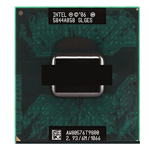 Processeur Core 2 Duo T9800 double cœur FSB 1066 MHz CPU portable