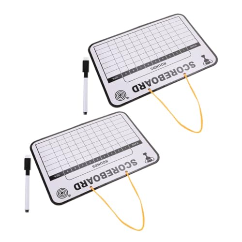 Marcador de golf doble faz secable portátil 2 piezas miniatura 1