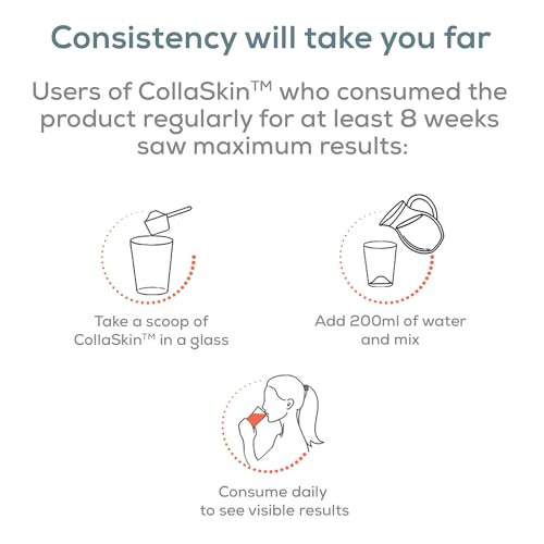 Image of TrueBasics CollaSkin, Marine Collagen Peptides (Mixed Fruit, 200g) | With Vitamin C, E & Hyaluronic Acid | For Youthful Glowing Skin, Healthy Hair & Nails