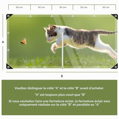 Bâche transparente avec œillets extérieure PVC 420g/m² bâche tonnelle - 6