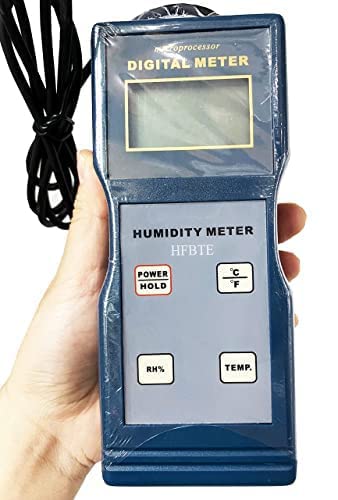 HT-6290 Portable Digital LCD Display Hygrometer Thermometer Humidity Monitor with Handheld High Precison Temperature Gauge Humidity Meter