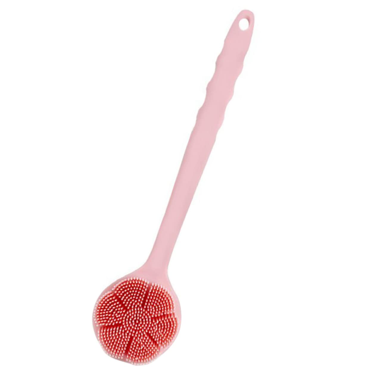 OSOLADY Long Handled Bathing Brush Exfoliating Shower Back Scrubber for Gentle Cleansing Body Massage and Improved Circulation for Daily Use and Hard to Reach Areas