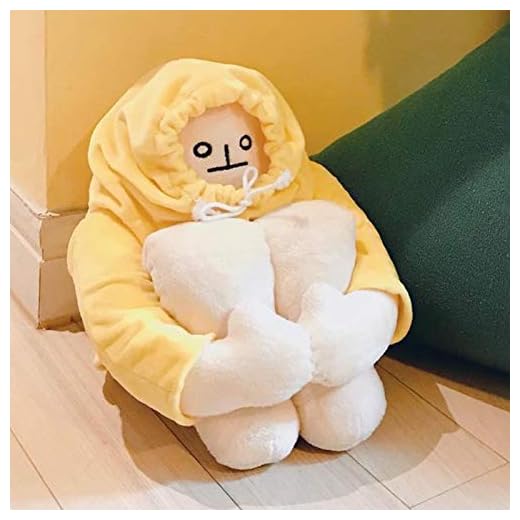 Banane en peluche flexible avec mains aimantées