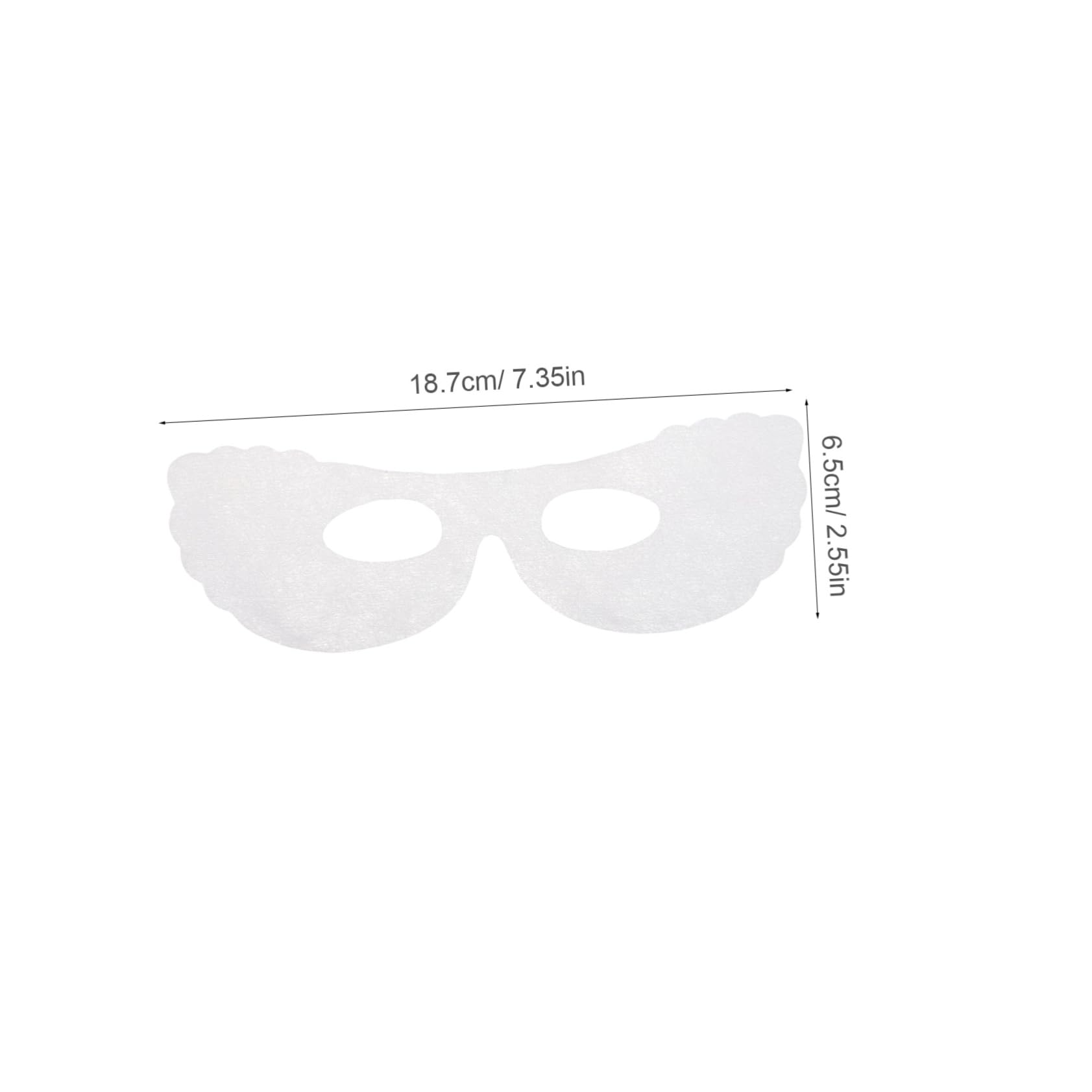 VICASKY 200pcs Cotton Eye Mask Sheets Face Pads for Moisture Retention Hydration Sleep Mask for Diy Treatments