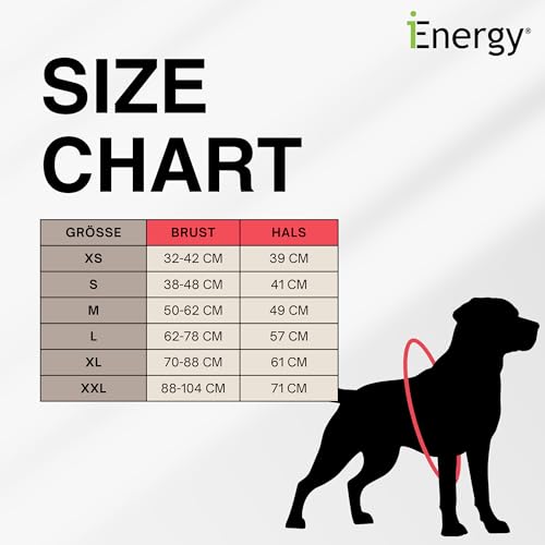 iEnergy™ OSC isolierende und warme Outdoor-Hundejacke mit Fleece-Innenfutter, windabweisender, ultraleichter und reflektierender Hundemantel, Ganzjahres-Hundeviespullover (Rot, Extra Klein)