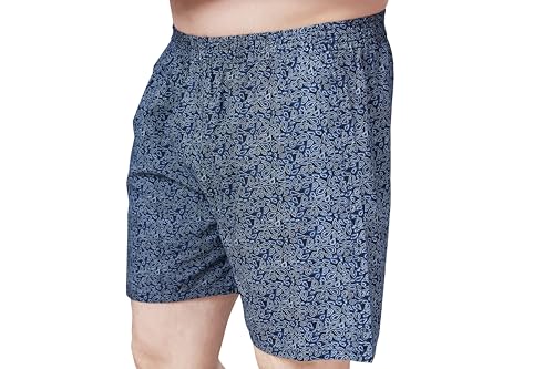 Image of Men's Cotton Printed Regular Fit Boxer Shorts | Soft & Breathable Innerwear | Comfortable Boxers | Lightweight & Stylish Nightwear