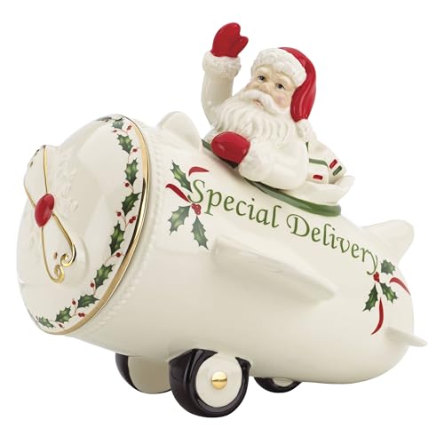 Lenox 863640 Holiday Airplane Cookie Jar