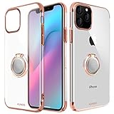 Adoptando tecnología de enchapado manteniendo el estuche siempre brillante y hermoso. Diseño transparente en el estuche trasero para mostrar su iPhone 11 Pro Max perfectame
