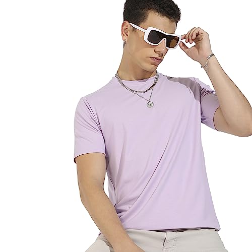 Image of CAHOOT Men's Basic Regular Fit T-Shirt for Casual Wear | Crewneck | Short Sleeve | Pull On Closure | Cotton T-Shirt Crafted with Comfort Fit for Everyday Wear