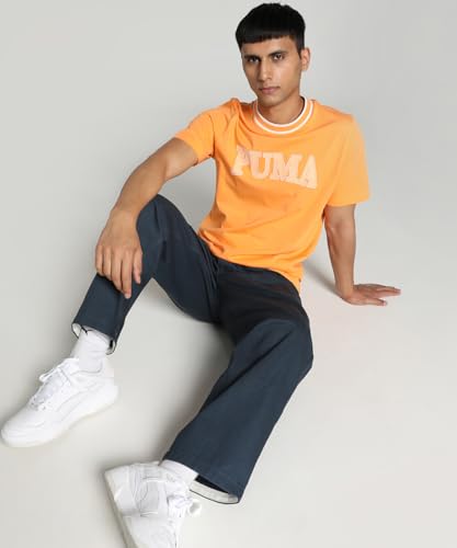 Image of Puma Men's Cotton Regular Fit T-Shirt