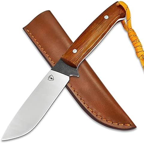 AUBEY Jagdmesser Feststehende Klinge, Scharfer Messer Outdoor Survival Cover