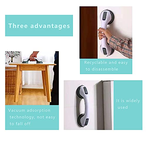 Shower Grab Bars Suction for Elderly,Strong Suction Cup,Bathroom Balance Bar Safety Hand Rail,Elderly Assistance Products