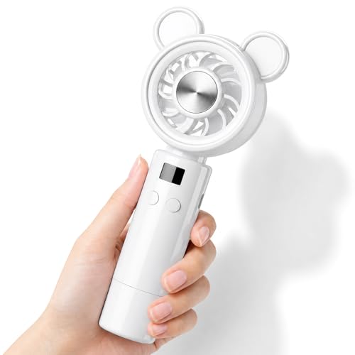 Kssvzz Hand Fan Portable Mini Handheld Fan Recharageable