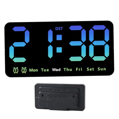 Horloge murale numérique LED lisible pour ne plus jamais manquer vos rendez-vous - 2