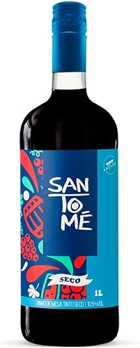 Vinho Santomé Tinto Seco Tradicional 1000ml Garrafa Celebre (embalagem pode variar)