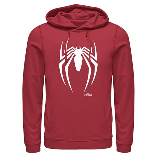 Marvel Men's Hoodie, Spider-Man Gamerverse Mens Pullover Hoodie