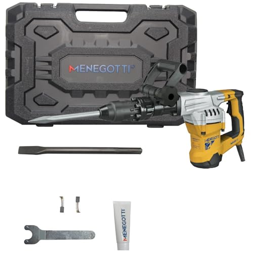 Martelo Rompedor 1300W 15 joules 8 kg Sds Max com acessórios - MMR1300 Menegotti - Menegotti (220V)