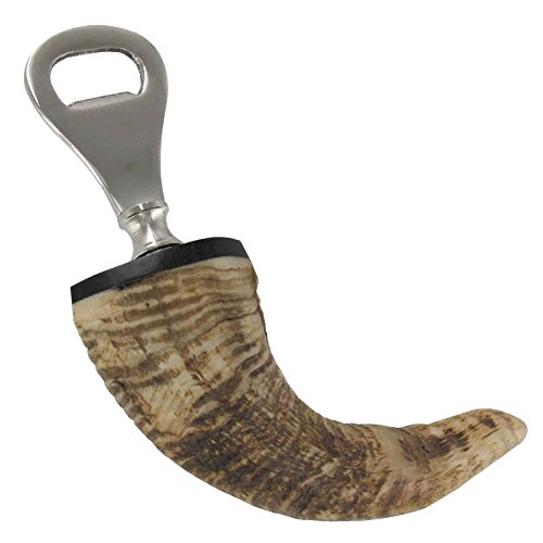 Armory Replicas Natural Ram Horn Novelty Bottle Opener #TOP1