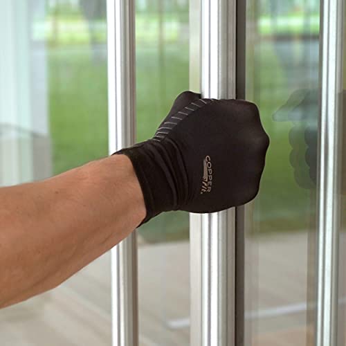 Copper Fit Guardwell Gloves Full Finger Hand Protection, X-Large, Black by Copper Fit - Image 5