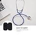 Imagen de WRITWAA Estuche Protector para Estetoscopio Portátil de EVA Negro Bolsa para Auscultador Cremallera Diseño Compacto y Resistente Almacenamiento Seguro para Uso Médico y Embarazo