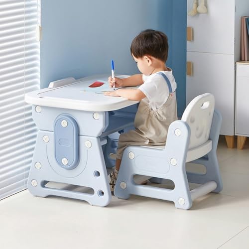 Ensemble table et chaise pour enfant MICCOO résistant aux taches