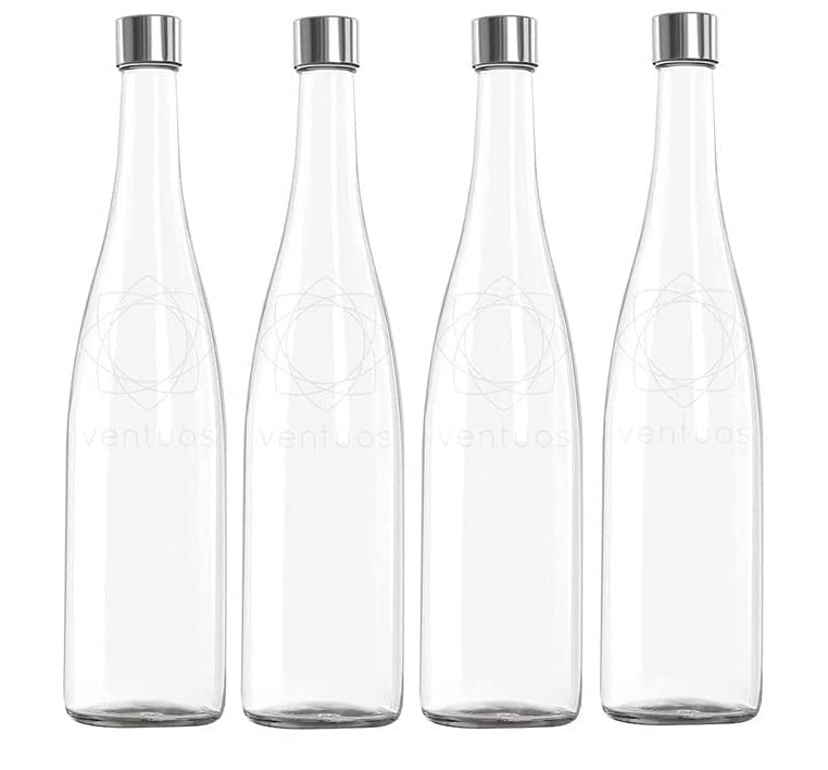 Cartvilla Glass Water Bottle 1 Liter Plain Narrow Mouth for Beverages, Oil, Vinegar, Beer, Water, Soda, Airtight Lid & Leak Proof Cap - Clear Pack of (3) (B09Y38FCH6) Amazon Price History, Amazon Price Tracker
