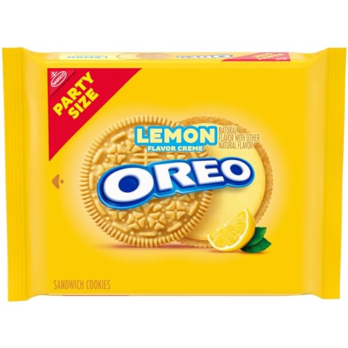 Image of OREO Lemon Creme Sandwich Cookies, Party Size, 26.7 oz