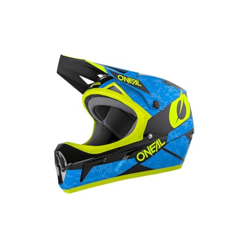O'Neal Sonus Deft Mountain Bike Helmet Blue/Neon Yellow MD