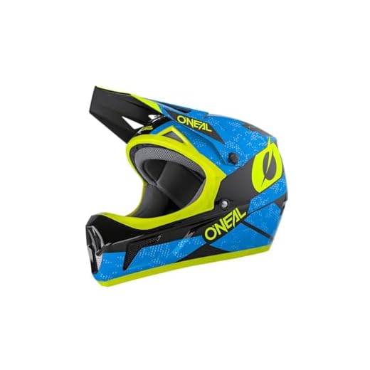 O'Neal Sonus Deft Mountain Bike Helmet Blue/Neon Yellow MD