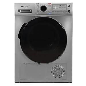 Infiniton SD-B98G warmtepomp (roestvrij staal, A++, 9 kg, display, led-sensoren, elektronische bediening, inverter, anti-rimpelfunctie)