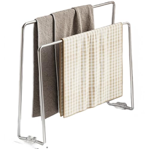 BEAZOOM Fregadero de cocina compacto de acero inoxidable 304, escurridor de esponja estrecho de 9 cm con diseño de doble nivel