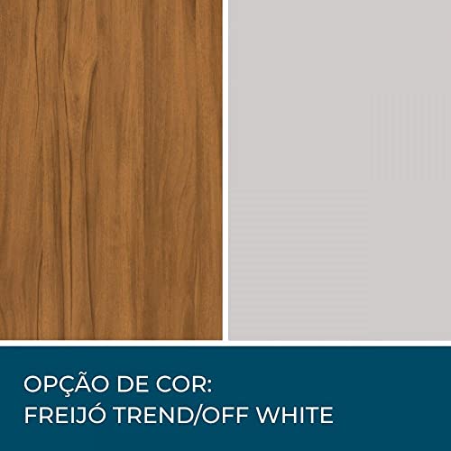 Painel para Tv até 60 Polegadas Nt 1010 Notável Móveis Freijó Trend/off White