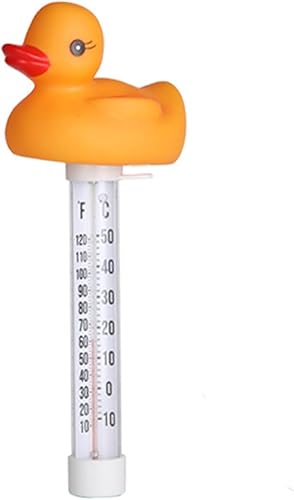 Termómetro de pantalla grande en forma de animal Piscina de baño para bebés Pato de fácil lectura Bañera Bañera flotante Natación Medidor de
