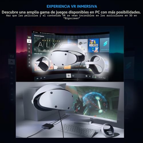 Adaptador PC PSVR2 Rzkipdy y kit de accesorios para conectar realidad virtual 3