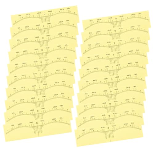 HOMOCONO 100 Piezas regla del de la ceja Gel transatlántico eyebrow pencil maquillaje ceja herramientas de dibujo de marcador de herramientas de polivinilo