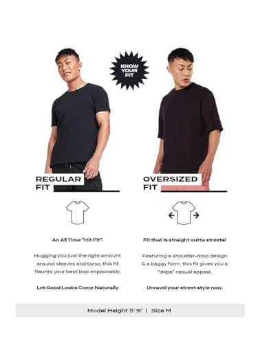 Image of F.R.I.E.N.D.S Doodle Mens Oversized T-Shirt | Half Sleeve | Loose fit Graphic Printed | 100% Cotton | Black Color Men Oversized T-Shirts