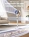 Dreo Smart Standventilator mit RGB Light, 120° +120° Oszillierender Ventilator mit Fernbedienung, 20dB Leiser Bodenventilator für Schlafzimmer, 90ft, 8H Timer, Weiß