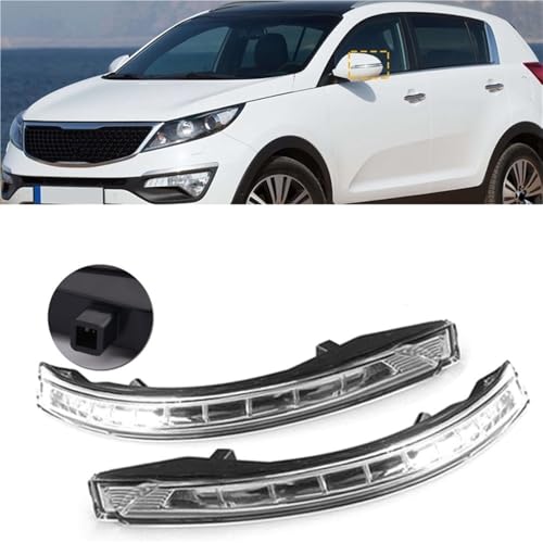 Luz retrovisor KIA Sportage 2011-2015 soluciona el fallo de intermitente lateral roto 2
