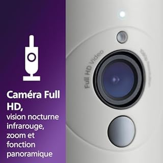Philips Avent Babyphone caméra Full HD 1080p, (modèle SCD923/26)