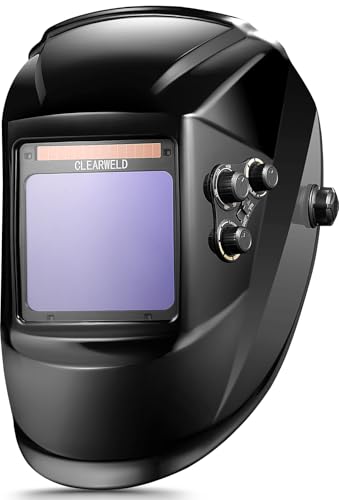 High-Definition Welding Helmet Auto Darkening with a View Like Sunglasses- 180° View 4